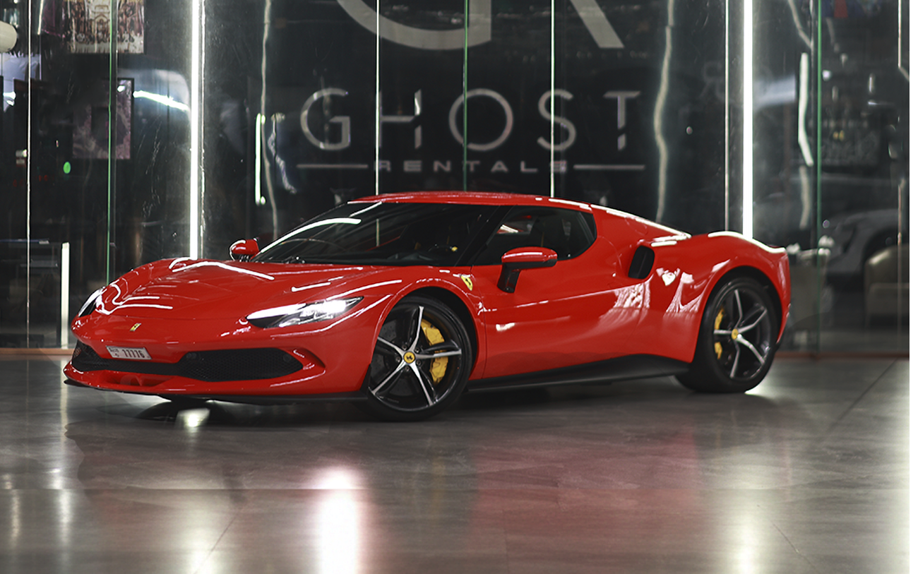 Ferrari 296 GTB rental Dubai - Hire an exclusive luxury supercar for an unforgettable driving experience in the UAE
