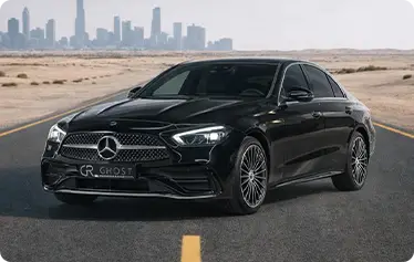 Rent luxury Mercedes C200 in Dubai - Premium sedan rental with top-class comfort and style for your Dubai trip