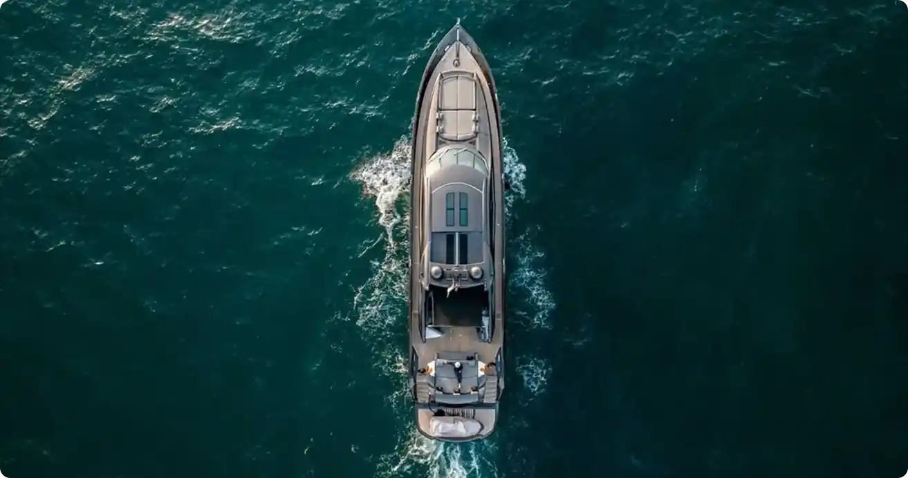 Book a 105 ft yacht in Dubai Marina for luxury sea adventures