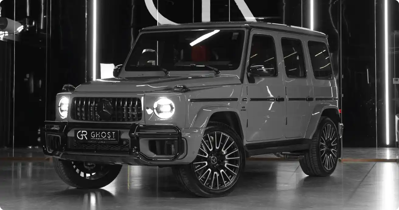 Mercedes-AMG G63 rental Dubai - luxury G Wagon available for daily, weekly, and monthly rental periods 