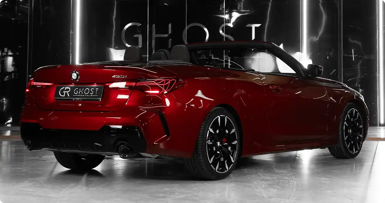 Premium BMW rental Dubai - 4 Series and 430i convertible car hire with competitive rates and quality service