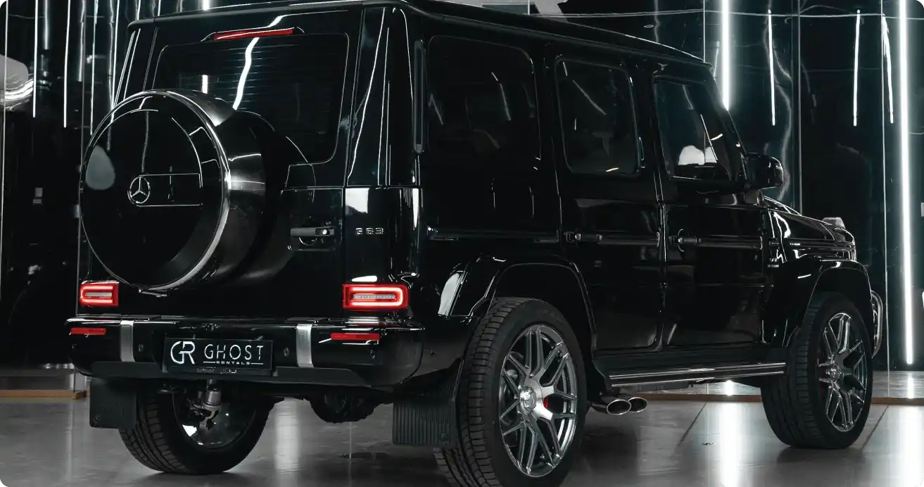 Mercedes G63 Dubai Rental | G-Wagon AMG Service Mercedes G-Wagon G63 AMG rental Dubai - luxury SUV available for monthly rent, no deposit