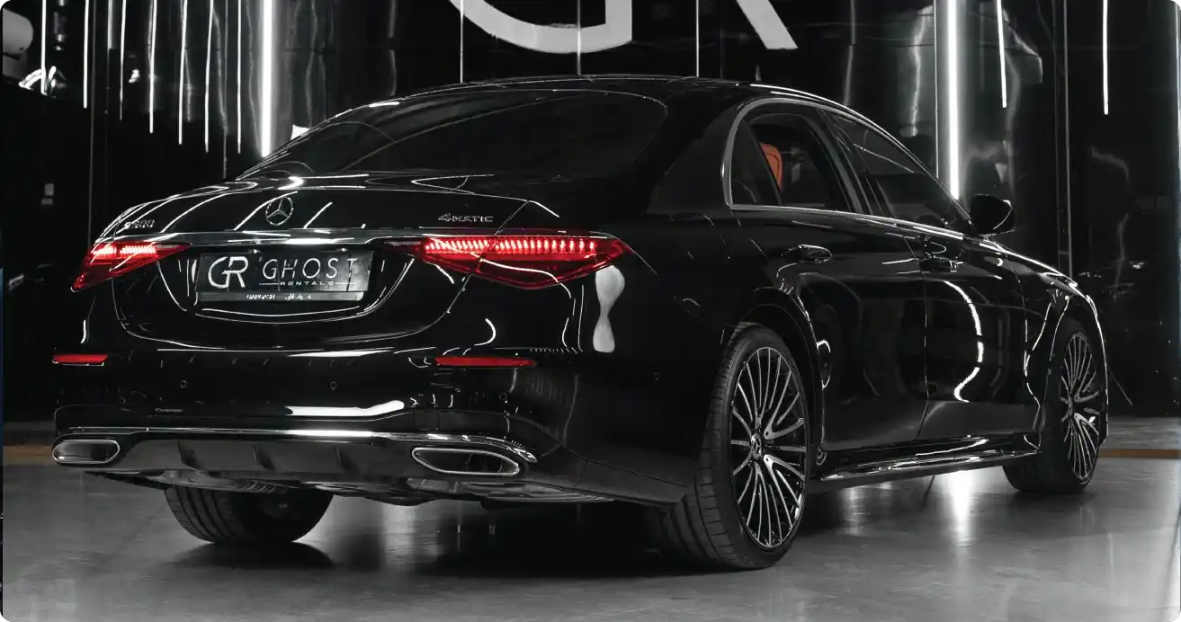 Rent Mercedes S500 Dubai monthly - Luxury sedan rental with flexible terms and premium service