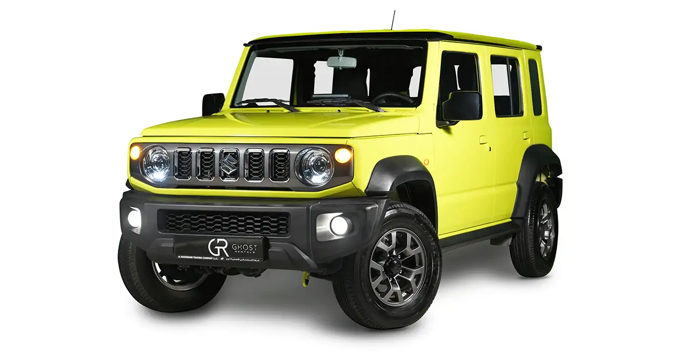 Dubai Suzuki Jimny Hire Compact 4x4 Suzuki Jimny for rent in Dubai near desert dunes