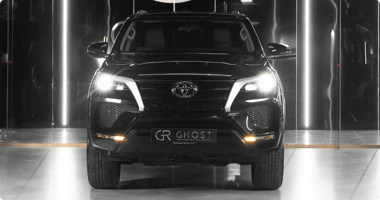 Fortuner car rental in Dubai — ideal for family trips and off-road adventures across the UAE